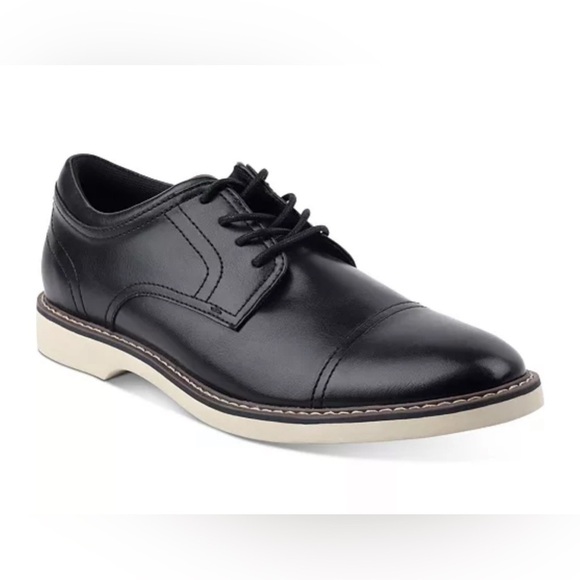 ALFANI THEO CAP TOE OXFORD DRESS SHOES MENS BLACK 12 main image 4